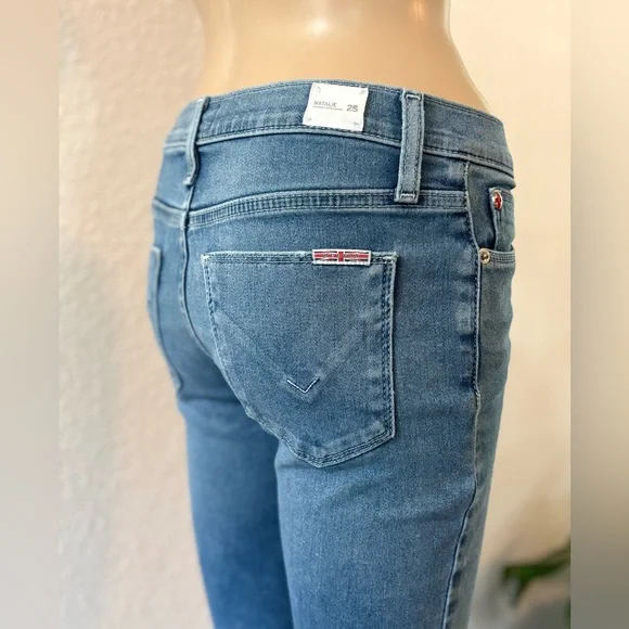 HUDSON JEANS ‘Natalie Mid-Rise Super Skinny Jeans’ in Medium Blue - NWOT - Picture 9 of 13